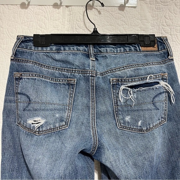 AMERICAN EAGLE Boy Crop Button Up Jeans, Size 2 -#307 - Picture 7 of 13